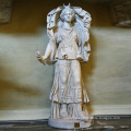 Outdoor garden marble stone greek moon goddess statue